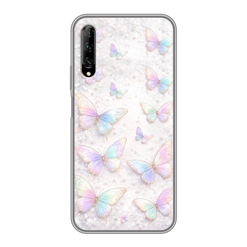 Силиконовый противоударный чехол на Huawei Y9s с принтом женский Силиконовый противоударный чехол на Huawei Y9s с принтом женский