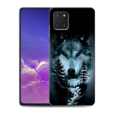 Силиконовый чехол на Samsung Galaxy Note 10 Lite с принтом Лесной волк Силиконовый чехол на Samsung Galaxy Note 10 Lite с принтом Лесной волк