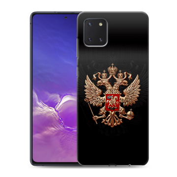 Силиконовый чехол на Samsung Galaxy Note 10 Lite с принтом Герб России Силиконовый чехол на Samsung Galaxy Note 10 Lite с принтом Герб России