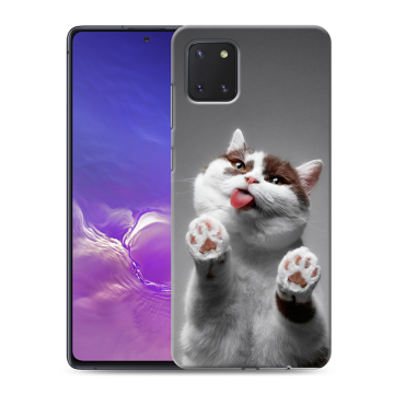 Силиконовый чехол на Samsung Galaxy Note 10 Lite с принтом Коты Силиконовый чехол на Samsung Galaxy Note 10 Lite с принтом Коты