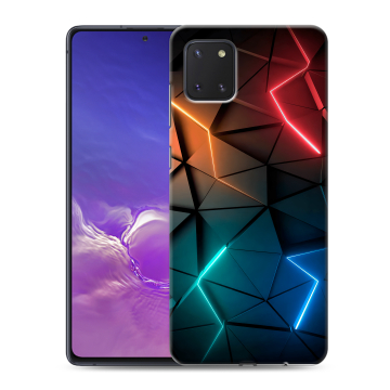 Силиконовый чехол на Samsung Galaxy Note 10 Lite с принтом Абстракция неон Силиконовый чехол на Samsung Galaxy Note 10 Lite с принтом Абстракция неон