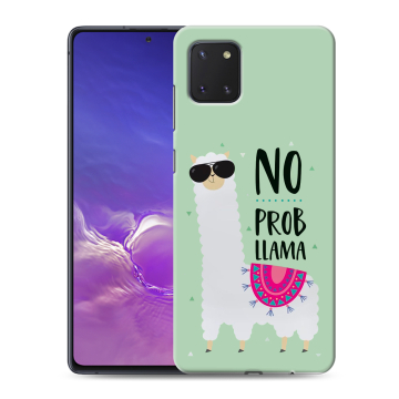 Силиконовый чехол на Samsung Galaxy Note 10 Lite с принтом Лама Силиконовый чехол на Samsung Galaxy Note 10 Lite с принтом Лама