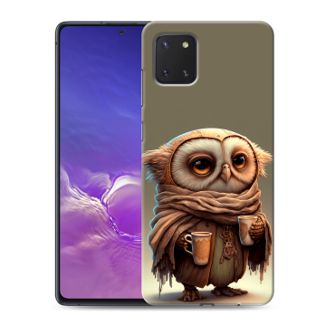 Силиконовый чехол на Samsung Galaxy Note 10 Lite с принтом Сова Силиконовый чехол на Samsung Galaxy Note 10 Lite с принтом Сова