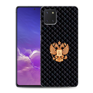 Силиконовый чехол на Samsung Galaxy Note 10 Lite с принтом Герб России принт Силиконовый чехол на Samsung Galaxy Note 10 Lite с принтом Герб России принт