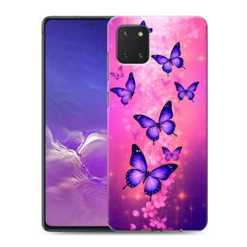 Силиконовый чехол на Samsung Galaxy Note 10 Lite с принтом Бабочки Силиконовый чехол на Samsung Galaxy Note 10 Lite с принтом Бабочки