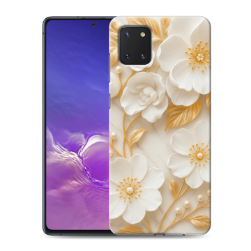 Силиконовый чехол на Samsung Galaxy Note 10 Lite с принтом Цветы Силиконовый чехол на Samsung Galaxy Note 10 Lite с принтом Цветы