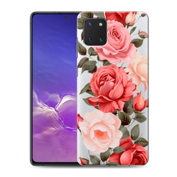 Силиконовый чехол на Samsung Galaxy Note 10 Lite с принтом Розы Силиконовый чехол на Samsung Galaxy Note 10 Lite с принтом Розы