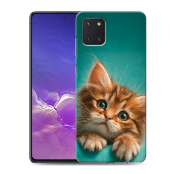 Силиконовый чехол на Samsung Galaxy Note 10 Lite с принтом котенок Силиконовый чехол на Samsung Galaxy Note 10 Lite с принтом котенок