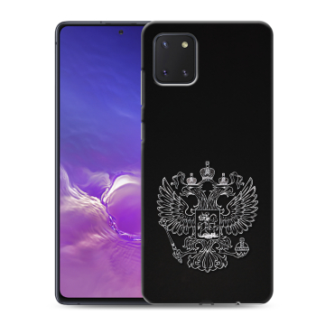 Силиконовый чехол на Samsung Galaxy Note 10 Lite с принтом Герб России Силиконовый чехол на Samsung Galaxy Note 10 Lite с принтом Герб России