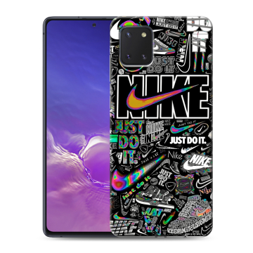 Силиконовый чехол на Samsung Galaxy Note 10 Lite с принтом Найк Силиконовый чехол на Samsung Galaxy Note 10 Lite с принтом Найк