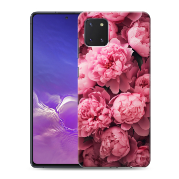 Силиконовый чехол на Samsung Galaxy Note 10 Lite с принтом цветы пионы Силиконовый чехол на Samsung Galaxy Note 10 Lite с принтом цветы пионы