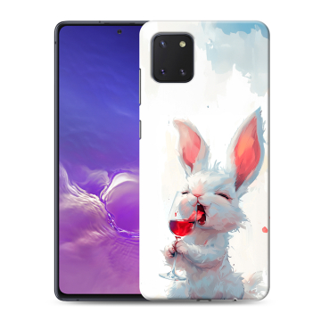 Силиконовый чехол на Samsung Galaxy Note 10 Lite с принтом кролик зайчик Силиконовый чехол на Samsung Galaxy Note 10 Lite с принтом кролик зайчик