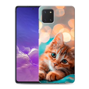 Силиконовый чехол на Samsung Galaxy Note 10 Lite с принтом котик Силиконовый чехол на Samsung Galaxy Note 10 Lite с принтом котик