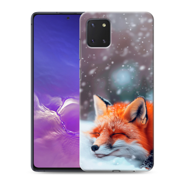 Силиконовый чехол на Samsung Galaxy Note 10 Lite с принтом лиса Силиконовый чехол на Samsung Galaxy Note 10 Lite с принтом лиса