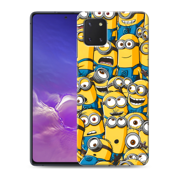 Силиконовый чехол на Samsung Galaxy Note 10 Lite с принтом Миньоны Силиконовый чехол на Samsung Galaxy Note 10 Lite с принтом Миньоны