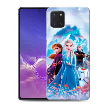 Силиконовый чехол на Samsung Galaxy Note 10 Lite с принтом Холодное сердце Frozen Силиконовый чехол на Samsung Galaxy Note 10 Lite с принтом Холодное сердце Frozen