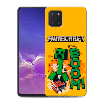 Силиконовый чехол на Samsung Galaxy Note 10 Lite с принтом Майнкрафт Minecraft Силиконовый чехол на Samsung Galaxy Note 10 Lite с принтом Майнкрафт Minecraft