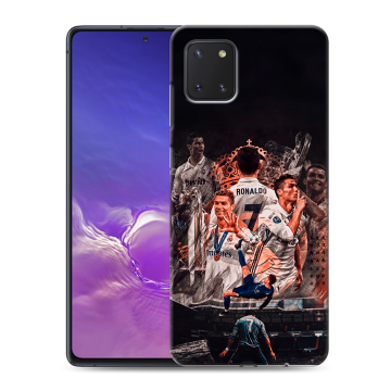 Силиконовый чехол на Samsung Galaxy Note 10 Lite с принтом Реал Роналдо Real Ronaldo Силиконовый чехол на Samsung Galaxy Note 10 Lite с принтом Реал Роналдо Real Ronaldo