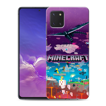 Силиконовый чехол на Samsung Galaxy Note 10 Lite с принтом Майнкрафт Minecraft Силиконовый чехол на Samsung Galaxy Note 10 Lite с принтом Майнкрафт Minecraft
