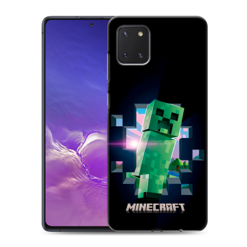 Силиконовый чехол на Samsung Galaxy Note 10 Lite с принтом Майнкрафт Minecraft Силиконовый чехол на Samsung Galaxy Note 10 Lite с принтом Майнкрафт Minecraft