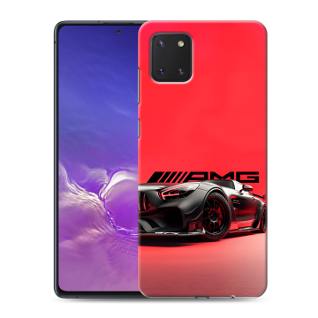 Силиконовый чехол на Samsung Galaxy Note 10 Lite с принтом Мерседес Mercedes AMG