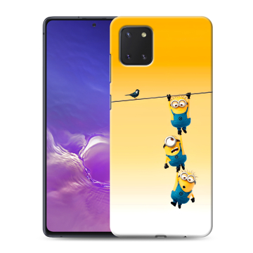 Силиконовый чехол на Samsung Galaxy Note 10 Lite с принтом Миньоны Силиконовый чехол на Samsung Galaxy Note 10 Lite с принтом Миньоны