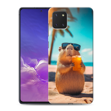 Силиконовый чехол на Samsung Galaxy Note 10 Lite с принтом Капибара Силиконовый чехол на Samsung Galaxy Note 10 Lite с принтом Капибара
