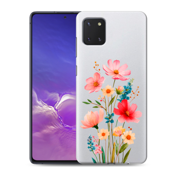 Силиконовый чехол на Samsung Galaxy Note 10 Lite с принтом Цветы