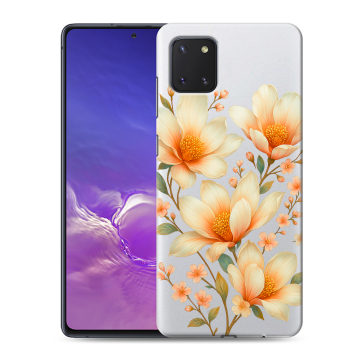 Силиконовый чехол на Samsung Galaxy Note 10 Lite с принтом Цветы