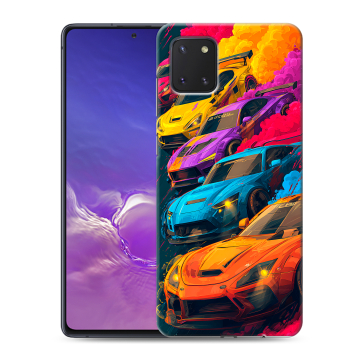 Силиконовый чехол на Samsung Galaxy Note 10 Lite с принтом Тачки