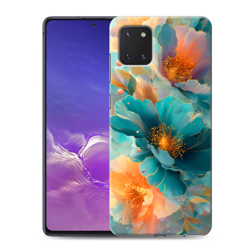 Силиконовый чехол на Samsung Galaxy Note 10 Lite с принтом Цветы