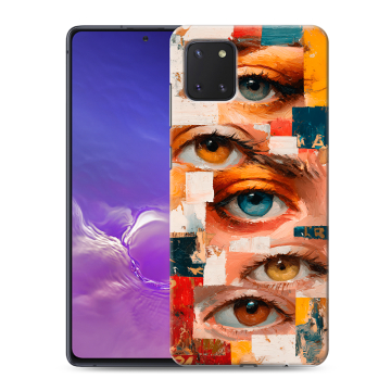 Силиконовый чехол на Samsung Galaxy Note 10 Lite с принтом Модный принт