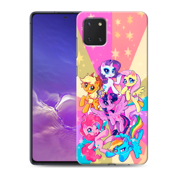 Силиконовый чехол на Samsung Galaxy Note 10 Lite с принтом My little pony Дружба чудо Силиконовый чехол на Samsung Galaxy Note 10 Lite с принтом My little pony Дружба чудо