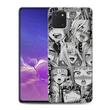 Силиконовый чехол на Samsung Galaxy Note 10 Lite с принтом Ahegao Ахегао Аниме