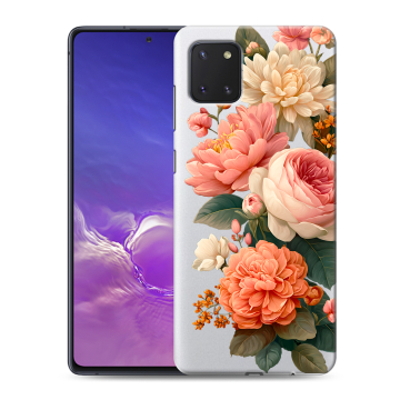 Силиконовый чехол на Samsung Galaxy Note 10 Lite с принтом цветы