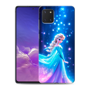 Силиконовый чехол на Samsung Galaxy Note 10 Lite с принтом Холодное сердце Frozen Силиконовый чехол на Samsung Galaxy Note 10 Lite с принтом Холодное сердце Frozen