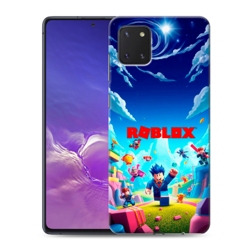 Силиконовый чехол на Samsung Galaxy Note 10 Lite с принтом Roblox Роблокс Силиконовый чехол на Samsung Galaxy Note 10 Lite с принтом Roblox Роблокс