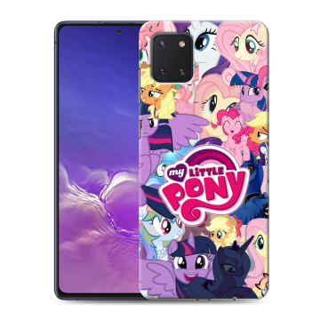 Силиконовый чехол на Samsung Galaxy Note 10 Lite с принтом My little pony Дружба чудо