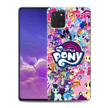 Силиконовый чехол на Samsung Galaxy Note 10 Lite с принтом My little pony Дружба чудо Силиконовый чехол на Samsung Galaxy Note 10 Lite с принтом My little pony Дружба чудо