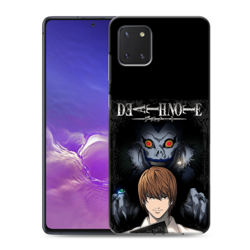Силиконовый чехол на Samsung Galaxy Note 10 Lite с принтом Death note Тетрадь смерти