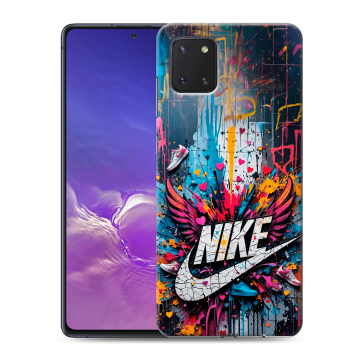 Силиконовый чехол на Samsung Galaxy Note 10 Lite с принтом Nike Найк Силиконовый чехол на Samsung Galaxy Note 10 Lite с принтом Nike Найк