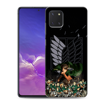 Силиконовый чехол на Samsung Galaxy Note 10 Lite с принтом Атака титанов Силиконовый чехол на Samsung Galaxy Note 10 Lite с принтом Атака титанов