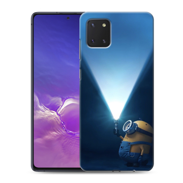 Силиконовый чехол на Samsung Galaxy Note 10 Lite с принтом Миньоны Силиконовый чехол на Samsung Galaxy Note 10 Lite с принтом Миньоны