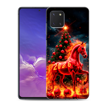 Силиконовый чехол на Samsung Galaxy Note 10 Lite с принтом Новый год