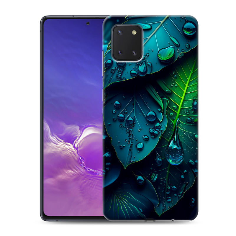 Силиконовый чехол на Samsung Galaxy Note 10 Lite с принтом Листья Силиконовый чехол на Samsung Galaxy Note 10 Lite с принтом Листья