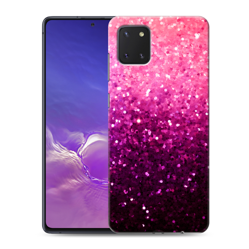 Силиконовый чехол на Samsung Galaxy Note 10 Lite с принтом Блестки Силиконовый чехол на Samsung Galaxy Note 10 Lite с принтом Блестки