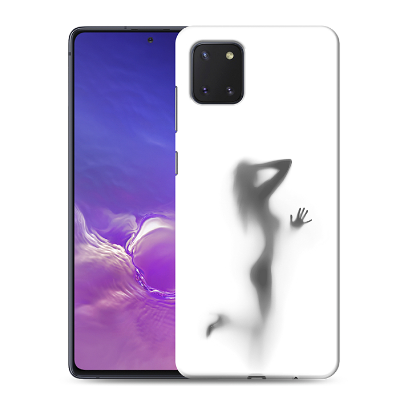Силиконовый чехол на Samsung Galaxy Note 10 Lite с принтом Силуэт Силиконовый чехол на Samsung Galaxy Note 10 Lite с принтом Силуэт