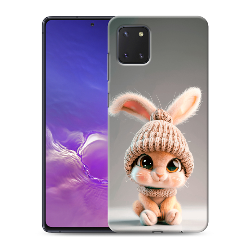 Пластиковый чехол на Samsung Galaxy Note 10 Lite с принтом Кролик Пластиковый чехол на Samsung Galaxy Note 10 Lite с принтом Кролик