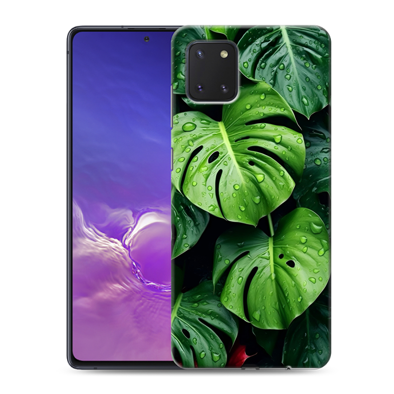 Силиконовый чехол на Samsung Galaxy Note 10 Lite с принтом Листья Силиконовый чехол на Samsung Galaxy Note 10 Lite с принтом Листья