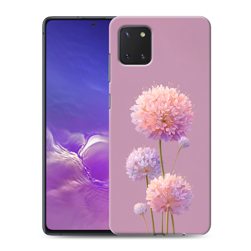 Пластиковый чехол на Samsung Galaxy Note 10 Lite с принтом Цветы Пластиковый чехол на Samsung Galaxy Note 10 Lite с принтом Цветы